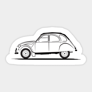 Citroen 2CV Deux Chevaux Sticker